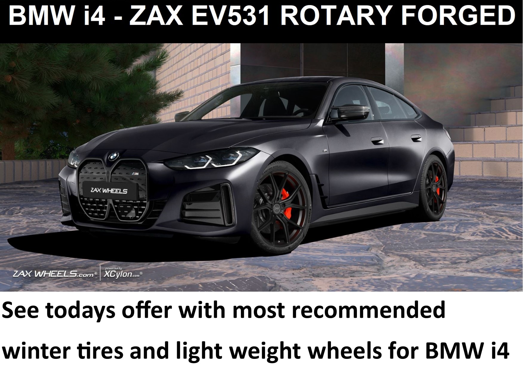 felger-bmw-i4-fälgar-felgen-wheels-vinterhjul-sorte