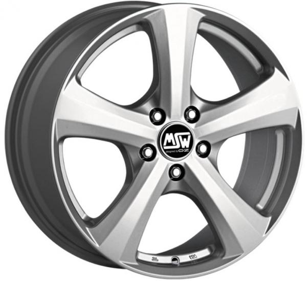 MSW 19 SILVER 17X8 5-112 ET26 CB66.6 BALL